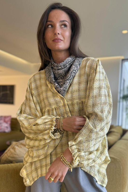 Greta Country Smock Custard